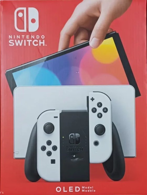 Nintendo Switch Oled + 2. Controller + sold 3 Spiele + 400GB SD Card