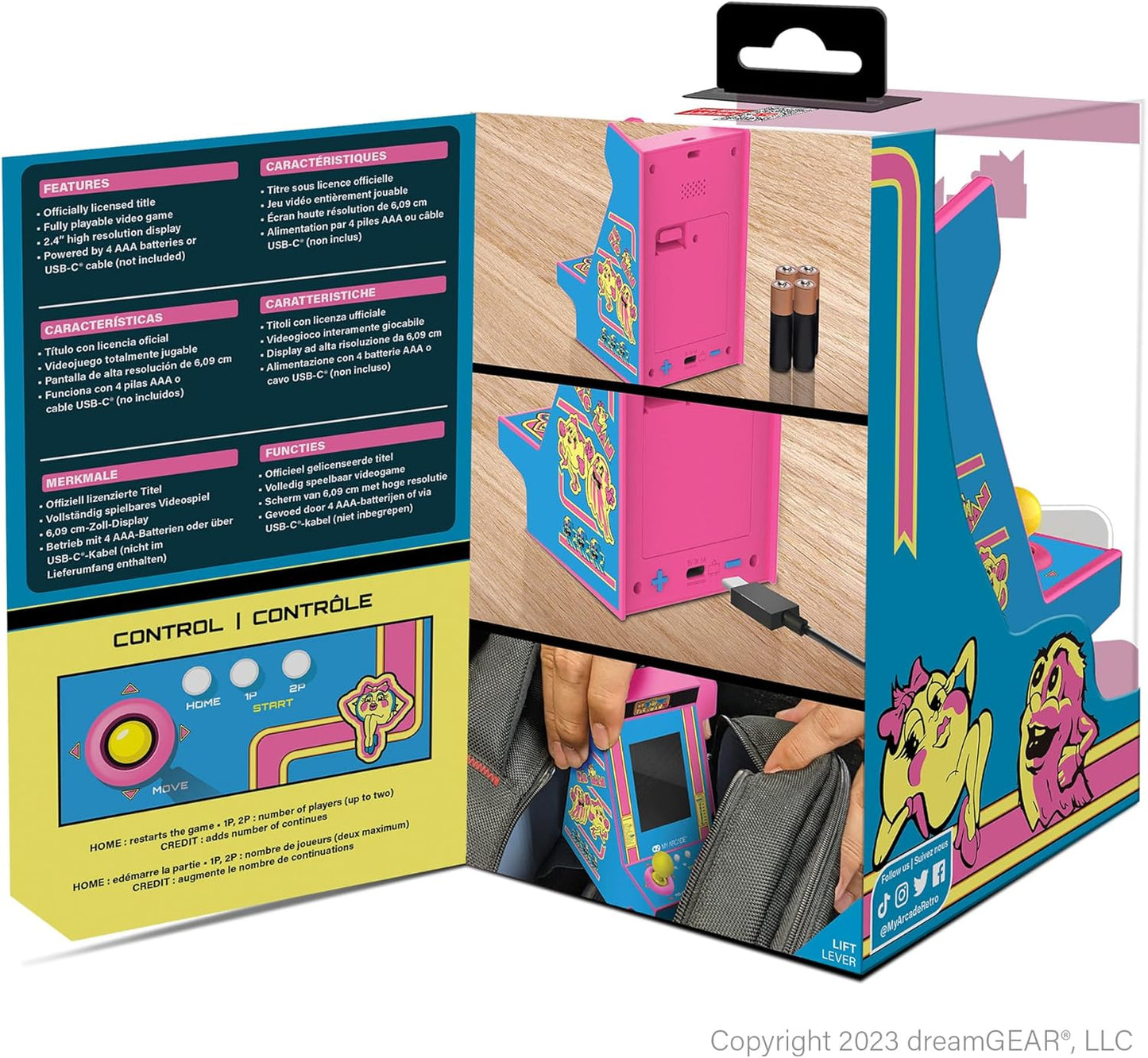 My Arcade - MS. PAC-MAN Nano Player Pro Portable Retro Arcade (Toys)