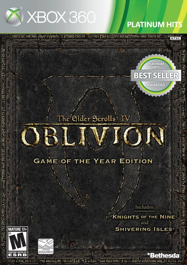 Elder Scrolls IV on sale Oblivion Platinum Hits for Xbox 360