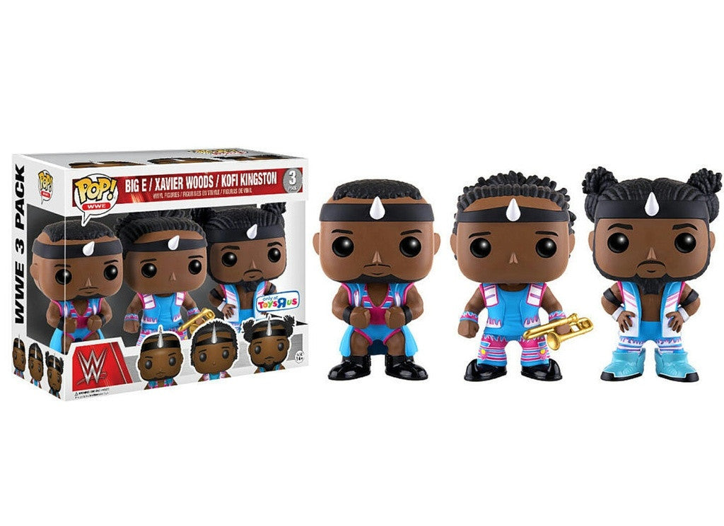 POP! 3 Pack WWE: Big E / Xavier Woods / Kofi Kingston Toys r Us Exclusive (Funko)