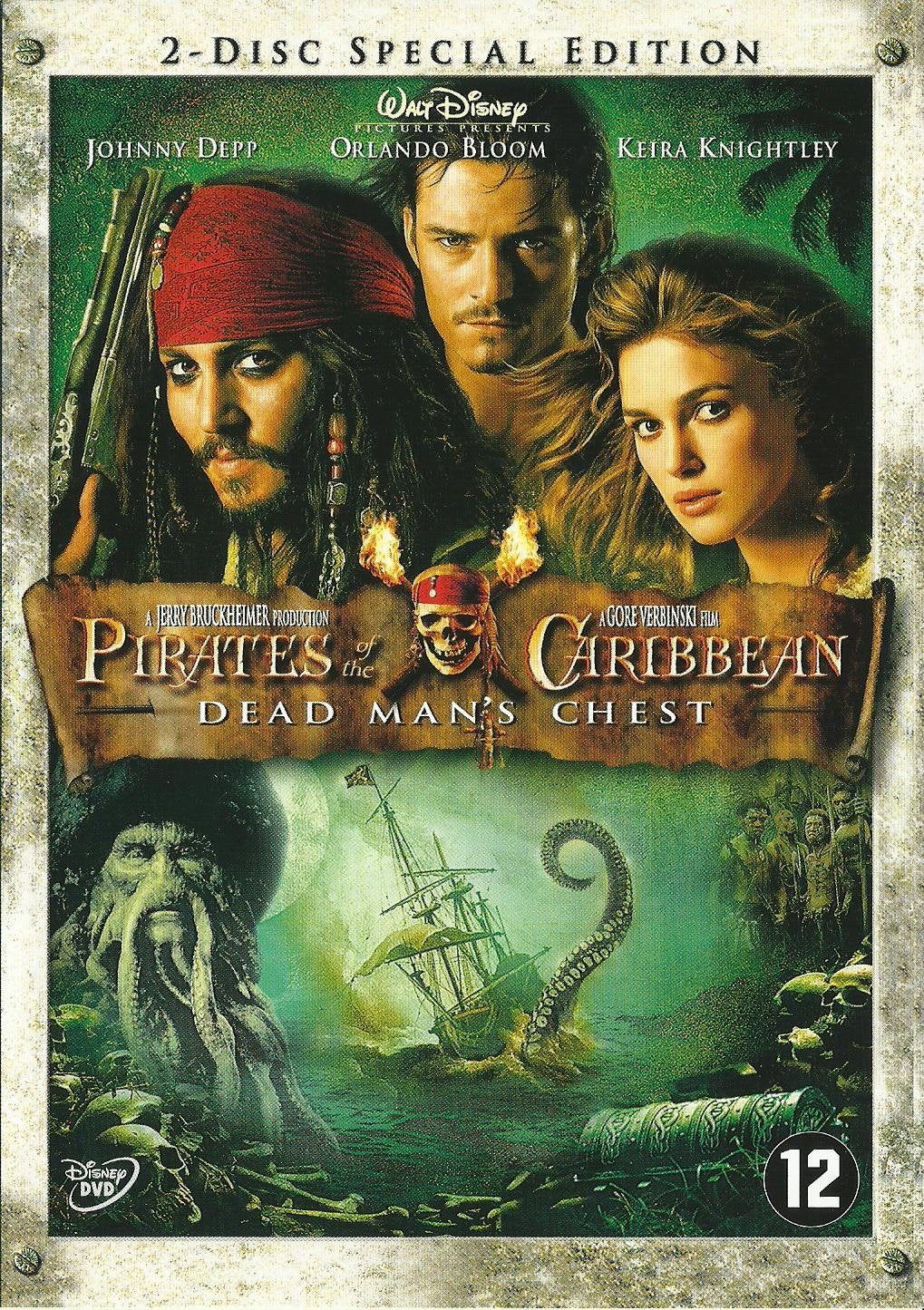 Pirates of the Caribbean: Dead Man's Chest 2 Disc Special Edition Widescreen (DVD) (Pre-Owned)