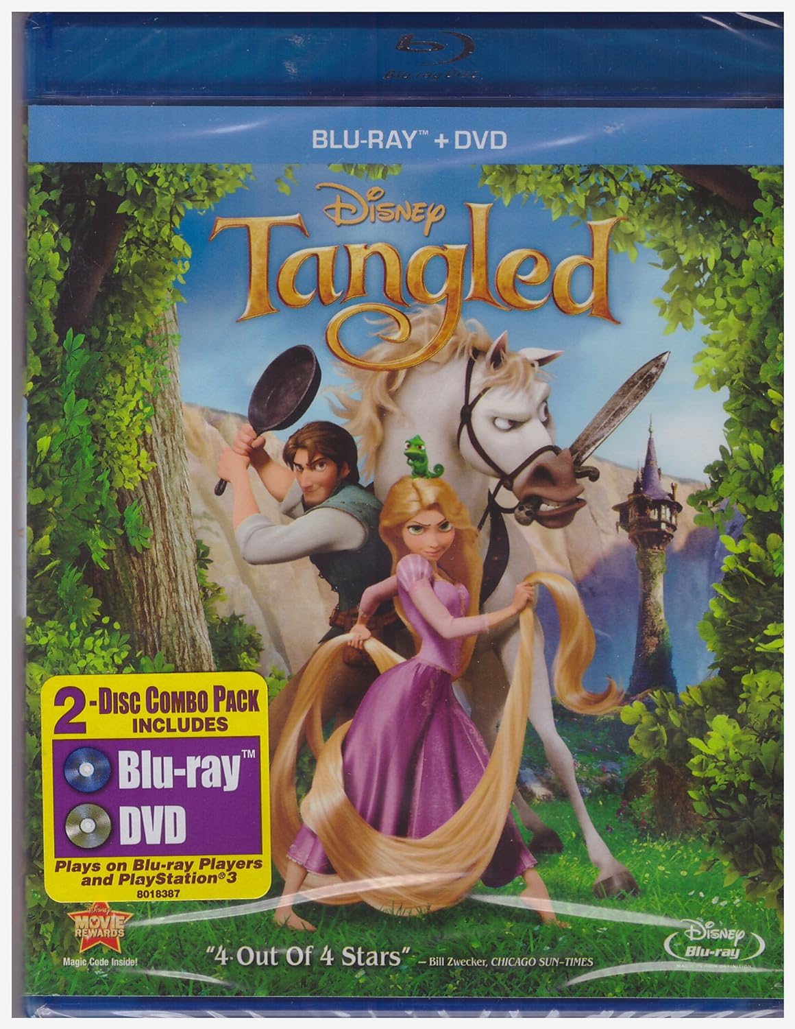 Tangled Widescreen Two Disc (BLU-RAY + DVD) (Pre-Owned)