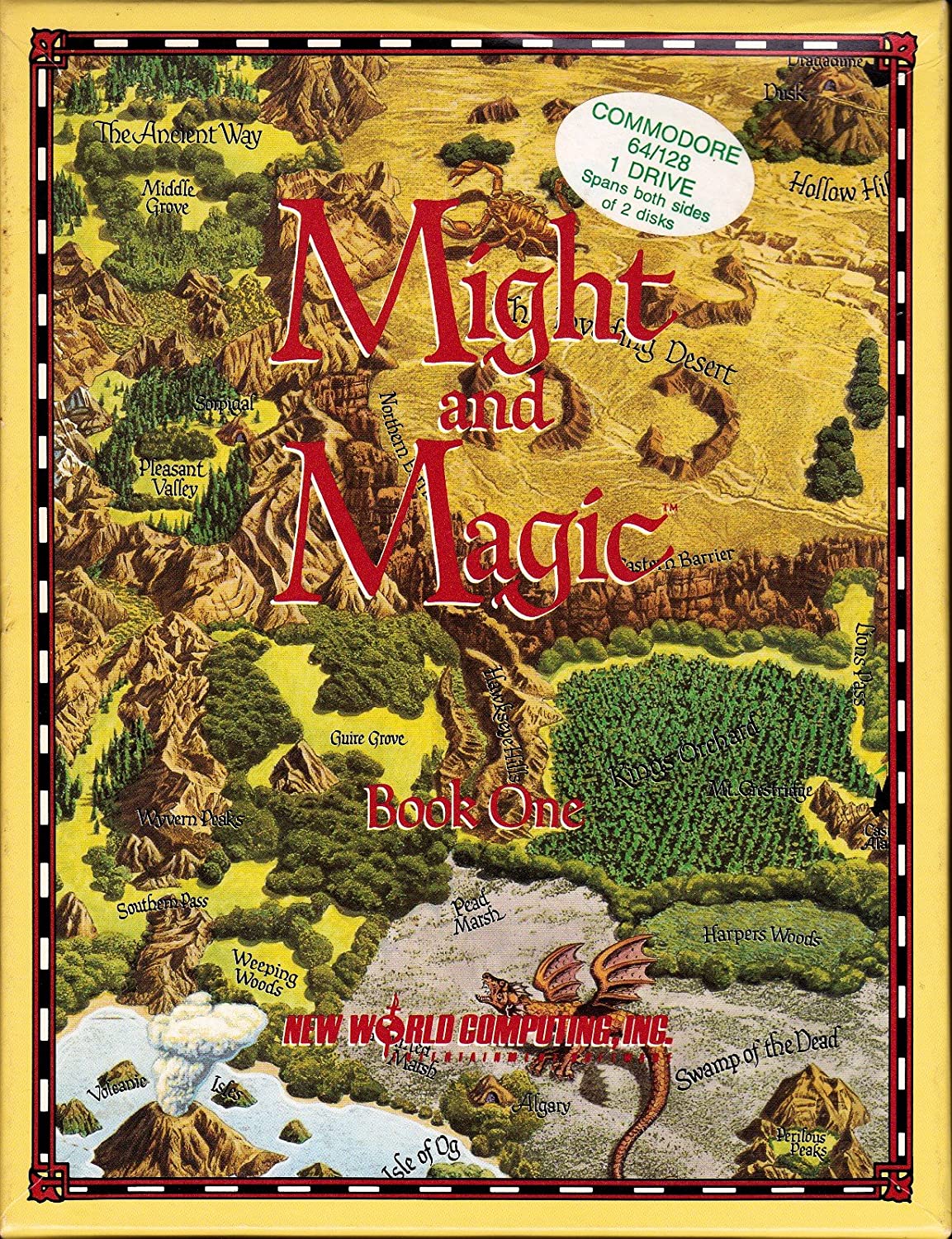 Might and Magic Book One Secret of the Inner Sanctum (Commodore 64/128)