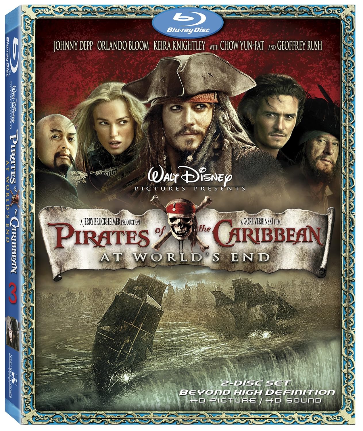 Pirates of the Caribbean: At World's End (2-Disc) Widescreen (BLU-RAY) (Pre-Owned)