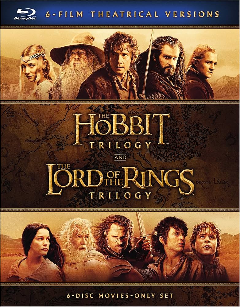 The Lord of the Rings & The Hobbit Trilogy (BLU-RAY)