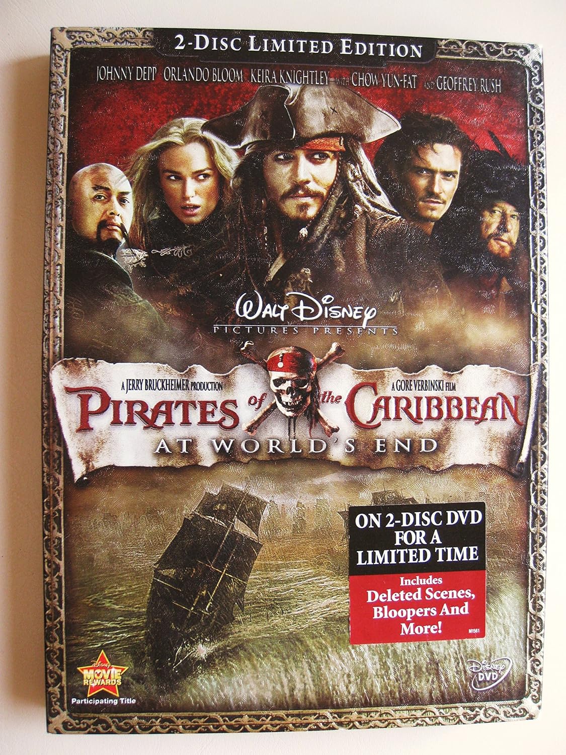 Pirates of the Caribbean: At World's End (2-Disc Limited Edition) Widescreen (DVD) (Pre-Owned)