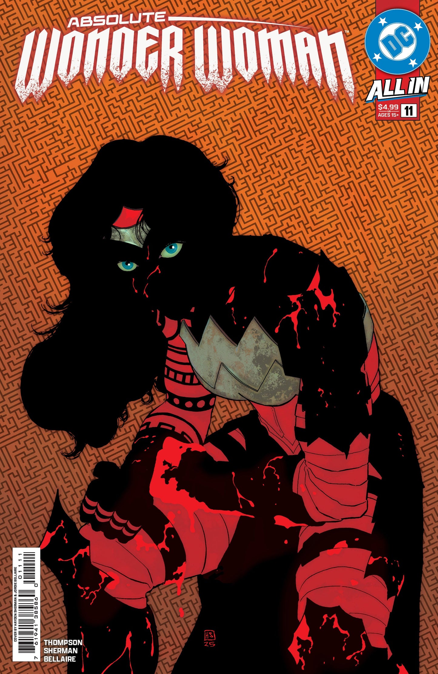 Absolute Wonder Woman #11 2nd Print Hayden Sherman Variant (10/29/2025) Dc