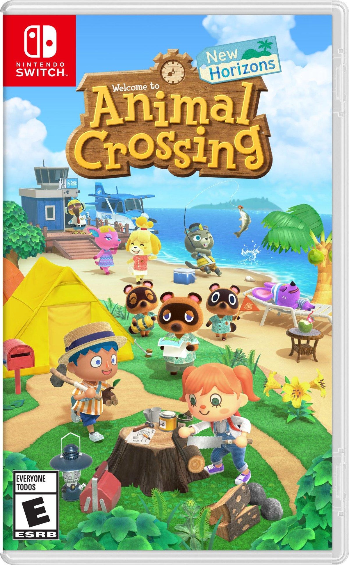 Nintendo Switch Console Animal Crossing: New Horizons Edition with 512GB Animal Crossing SD Card & Game Bundle (Nintendo Switch)