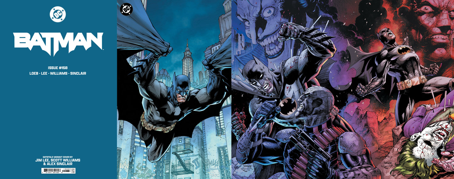 Batman #158 J Jim Lee & Scott Williams Connecting Gatefold Variant (03/26/2025) Dc