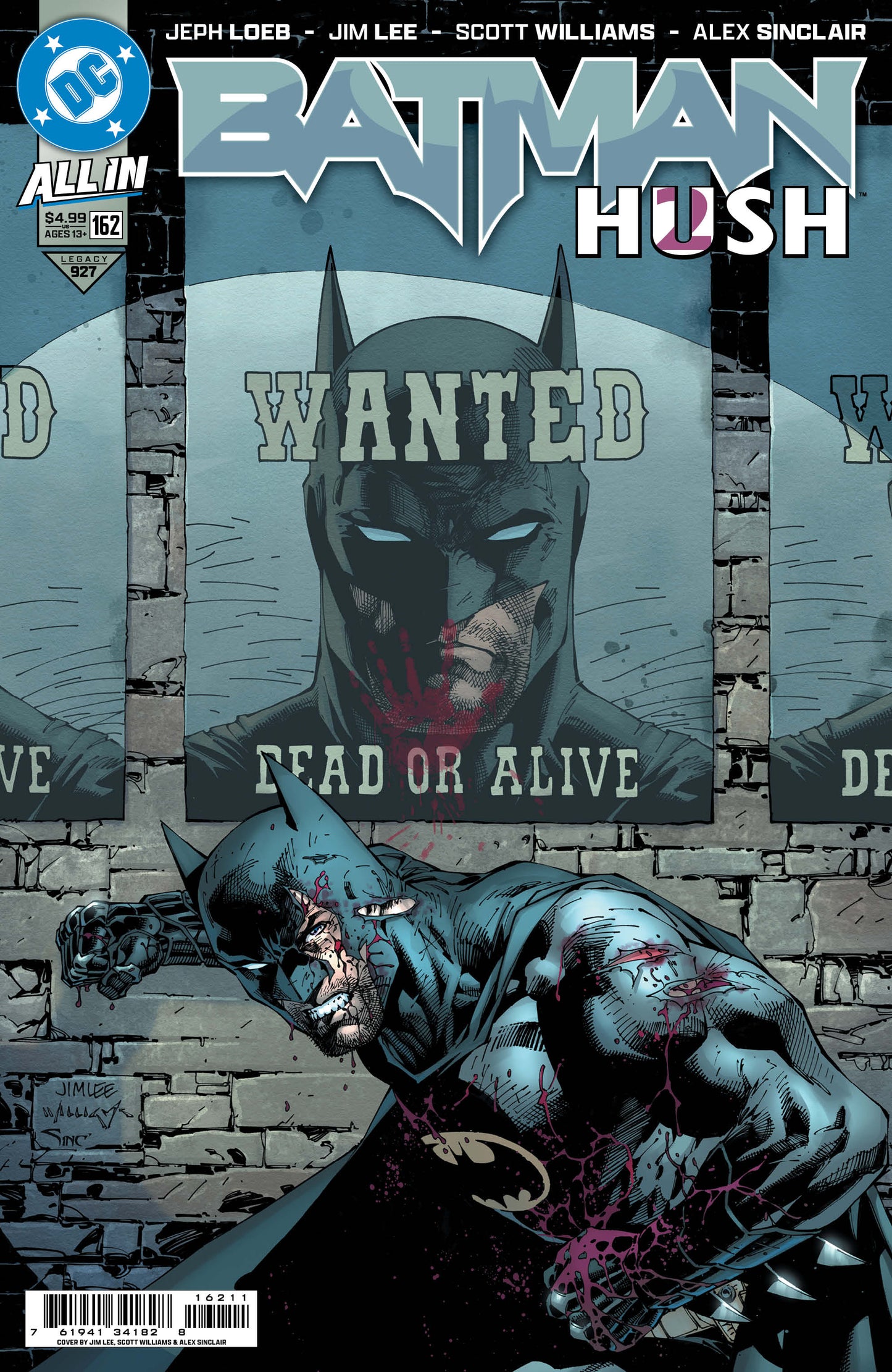 Batman #162 A Jim Lee Jeph Loeb (11/12/2025) Dc