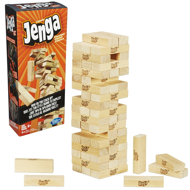 Jenga Classic - Stacking Tower Party Game (Toys)