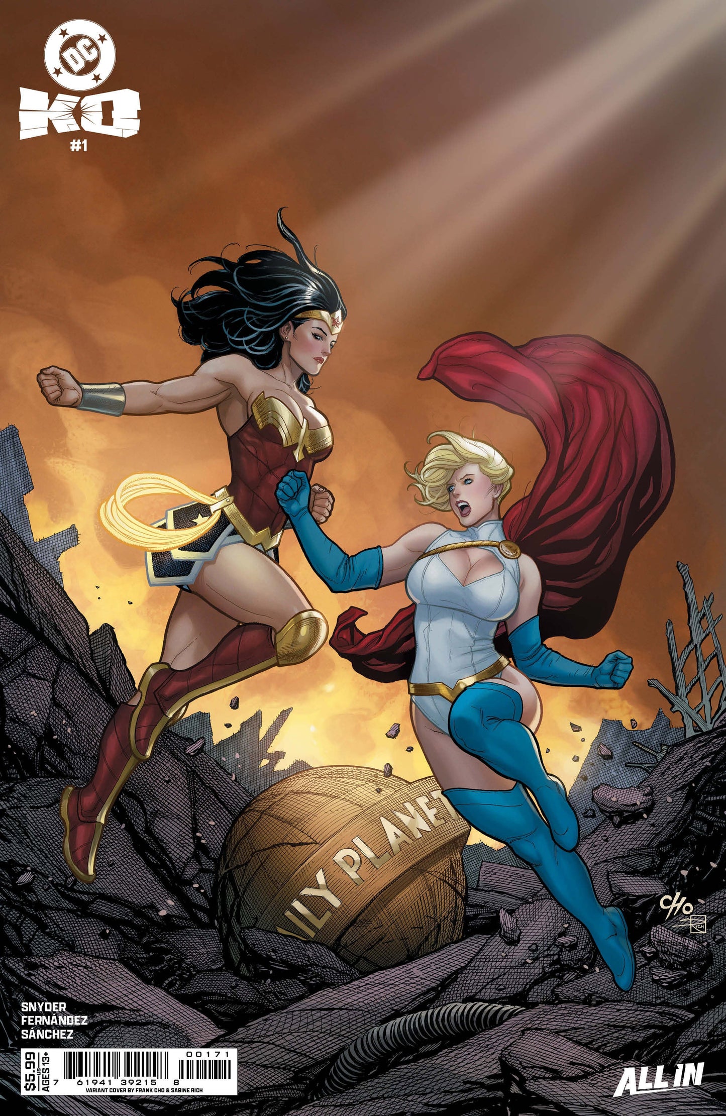Dc K.O. #1 (Of 4) D Frank Cho Variant (10/08/2025) Dc