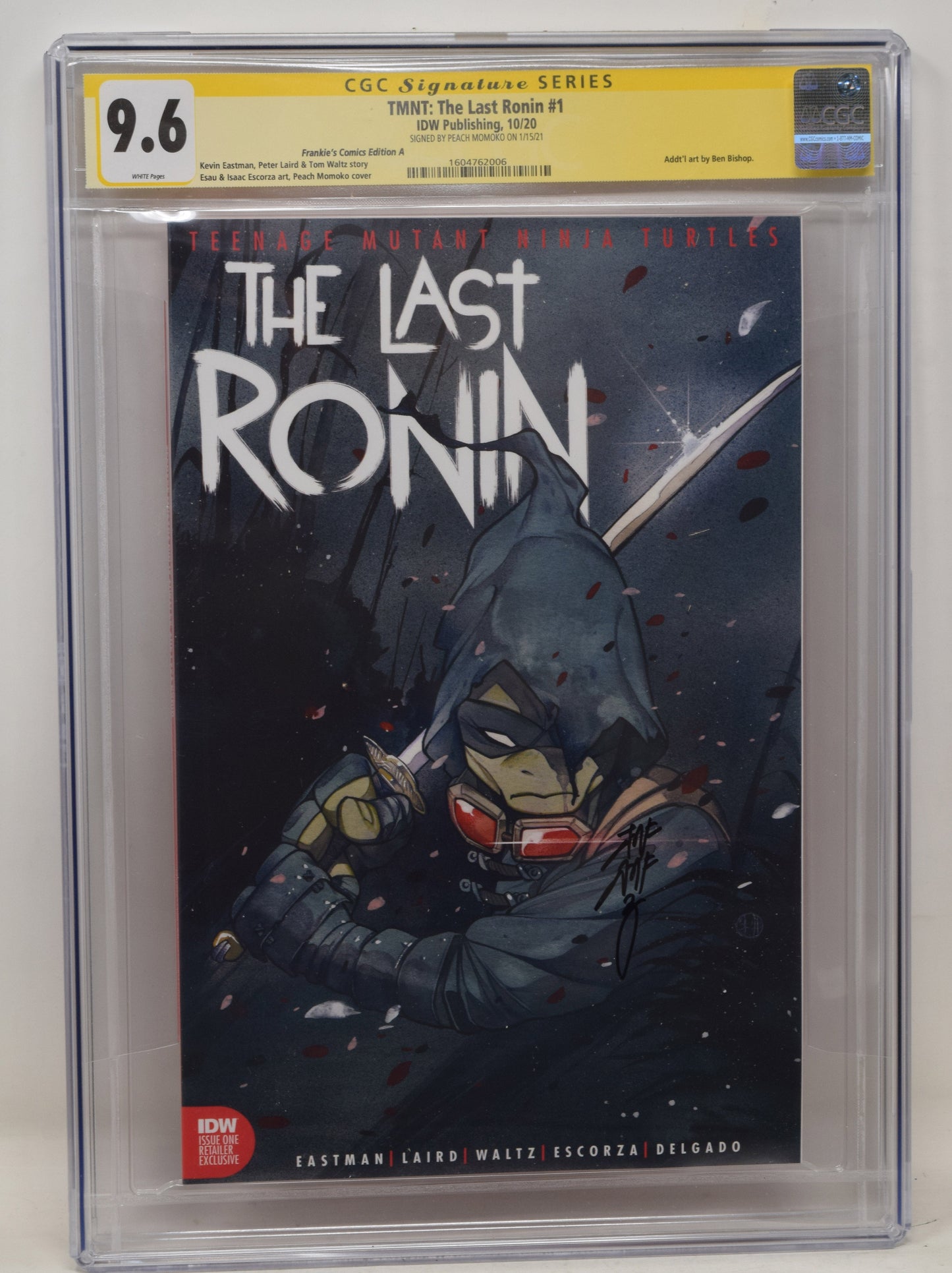 TMNT The Last Ronin #1 Peach Momoko Trade Variant 2020 CGC SS 9.6