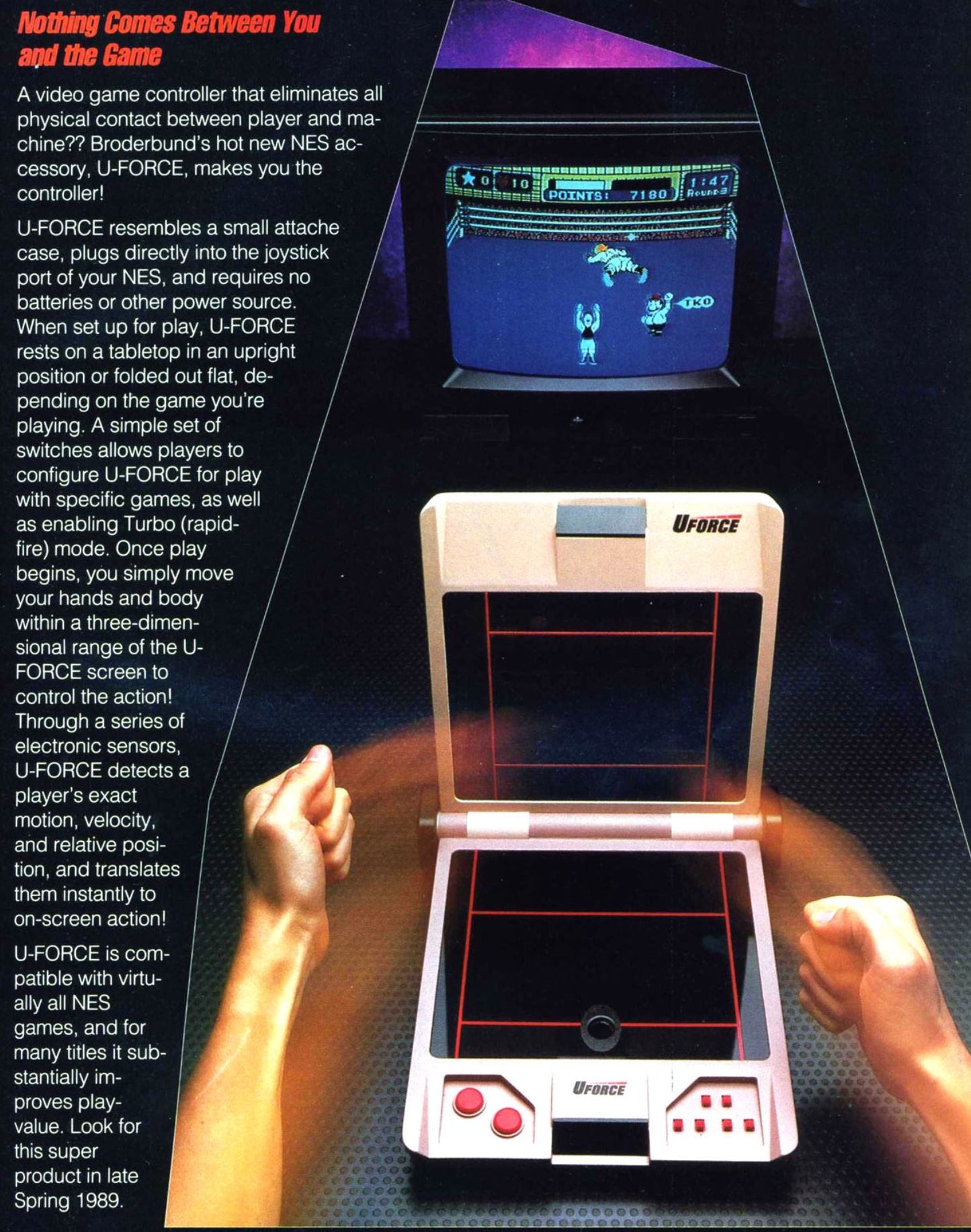 Nintendo NES Console with UForce Peripheral and Game Bundle (Nintendo NES)