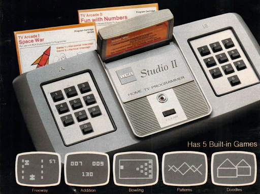 RCA Studio II Game System Bundle with Speedway/Tag (RCA)