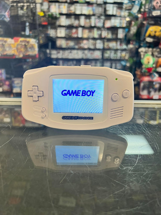 Custom Game Boy Advance Arctic White with IPS V2 Screen (Gameboy Advance)