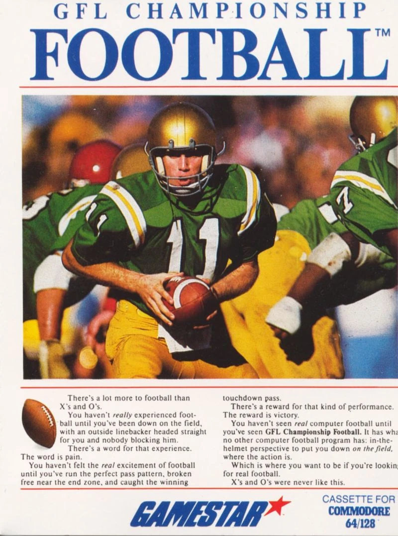 GFL Championship Football (Commodore 64/128)