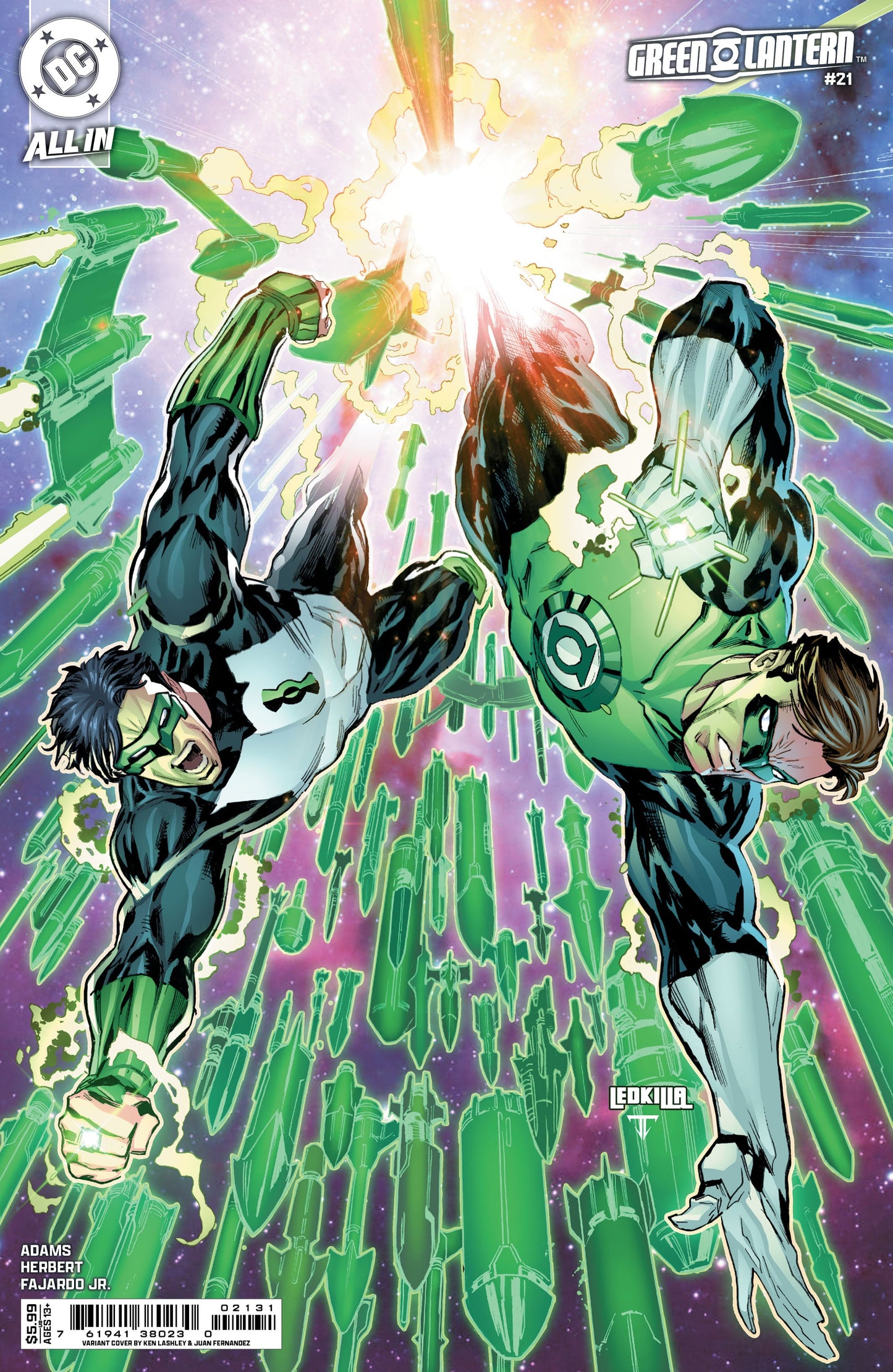 Green Lantern #21 B Ken Lashley Variant (03/26/2025) Dc