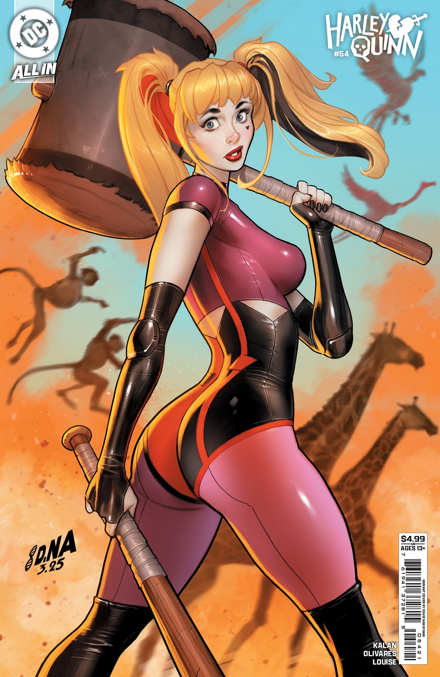 Harley Quinn #54 B David Nakayama Variant (09/24/2025) Dc