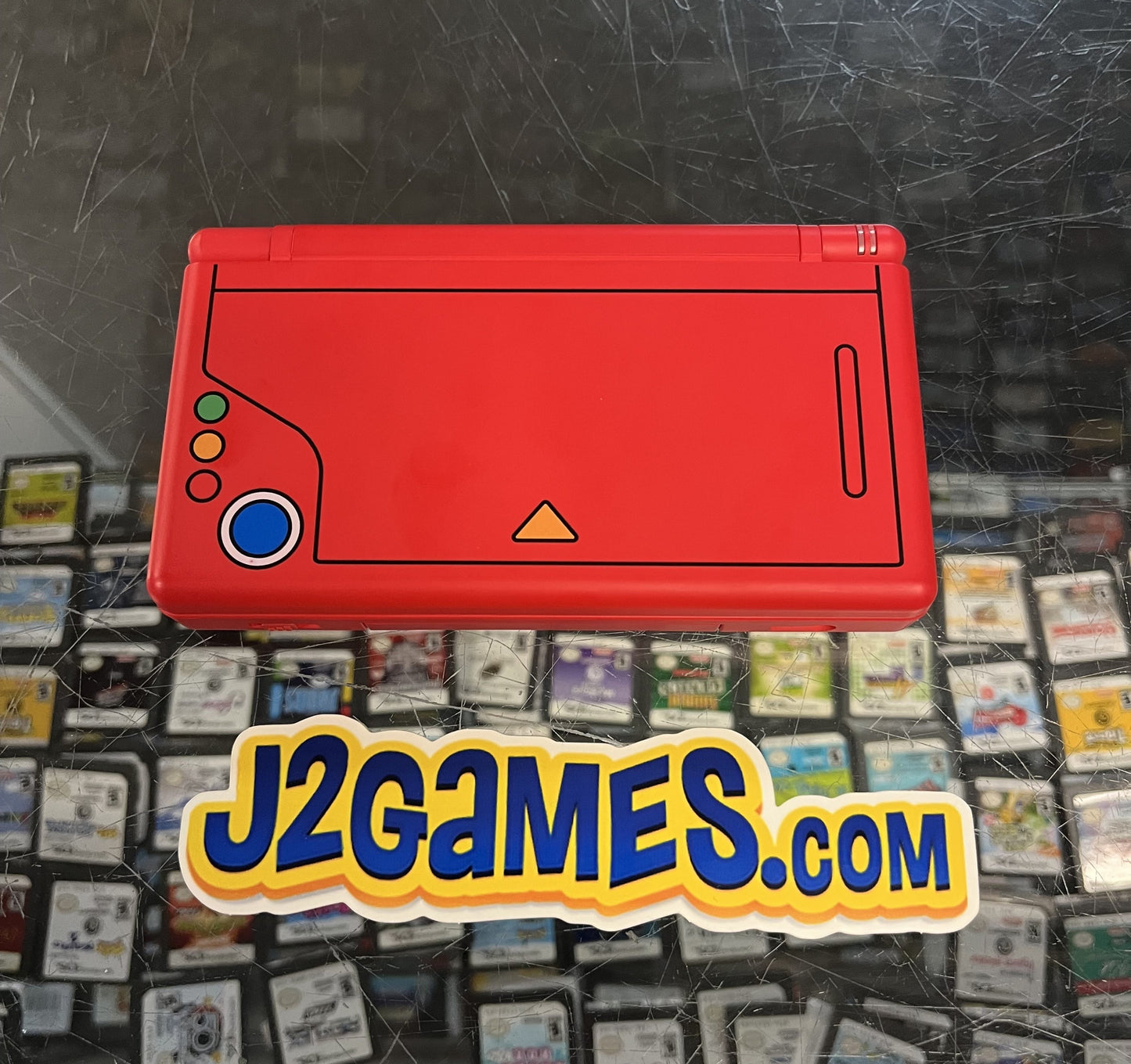 Nintendo DS Lite With Custom Pokédex Shell (Nintendo DS)