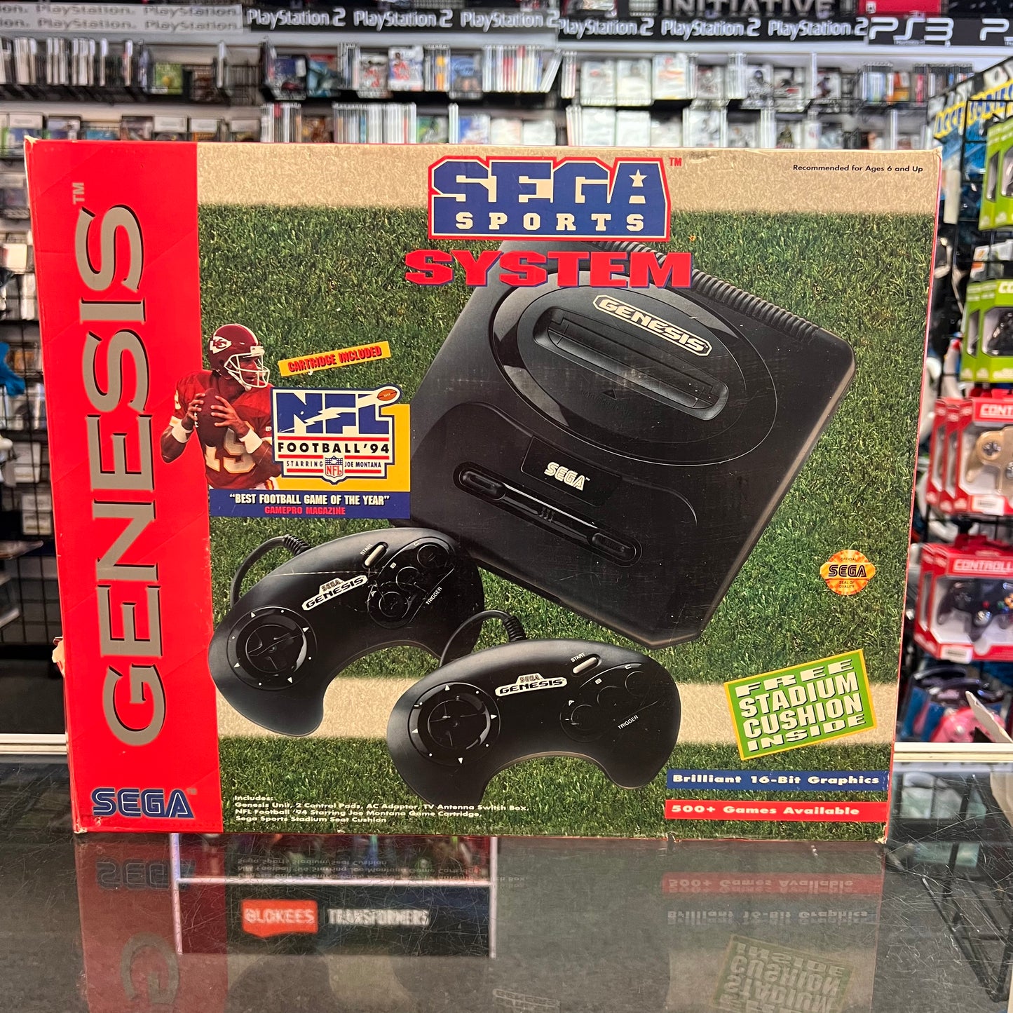 Sega Genesis 2 Console With NFL Football 94 Bundle (Sega Genesis)