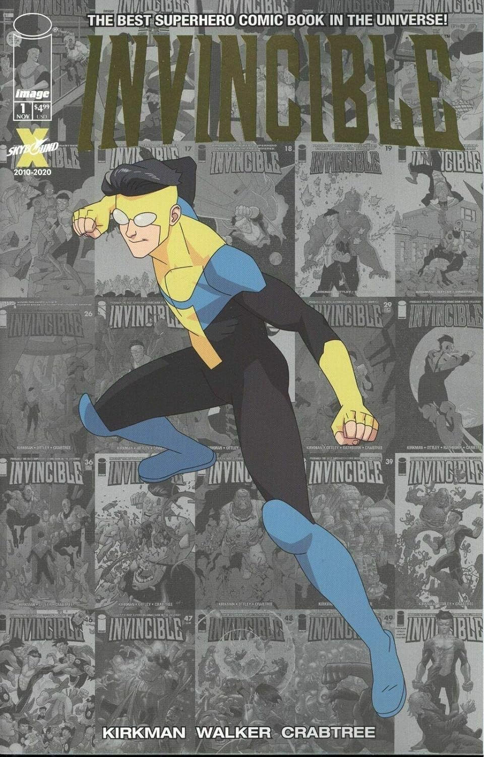 Invincible #1 LCSD Gold Foil Cory Walker Variant (11/25/2020) Image