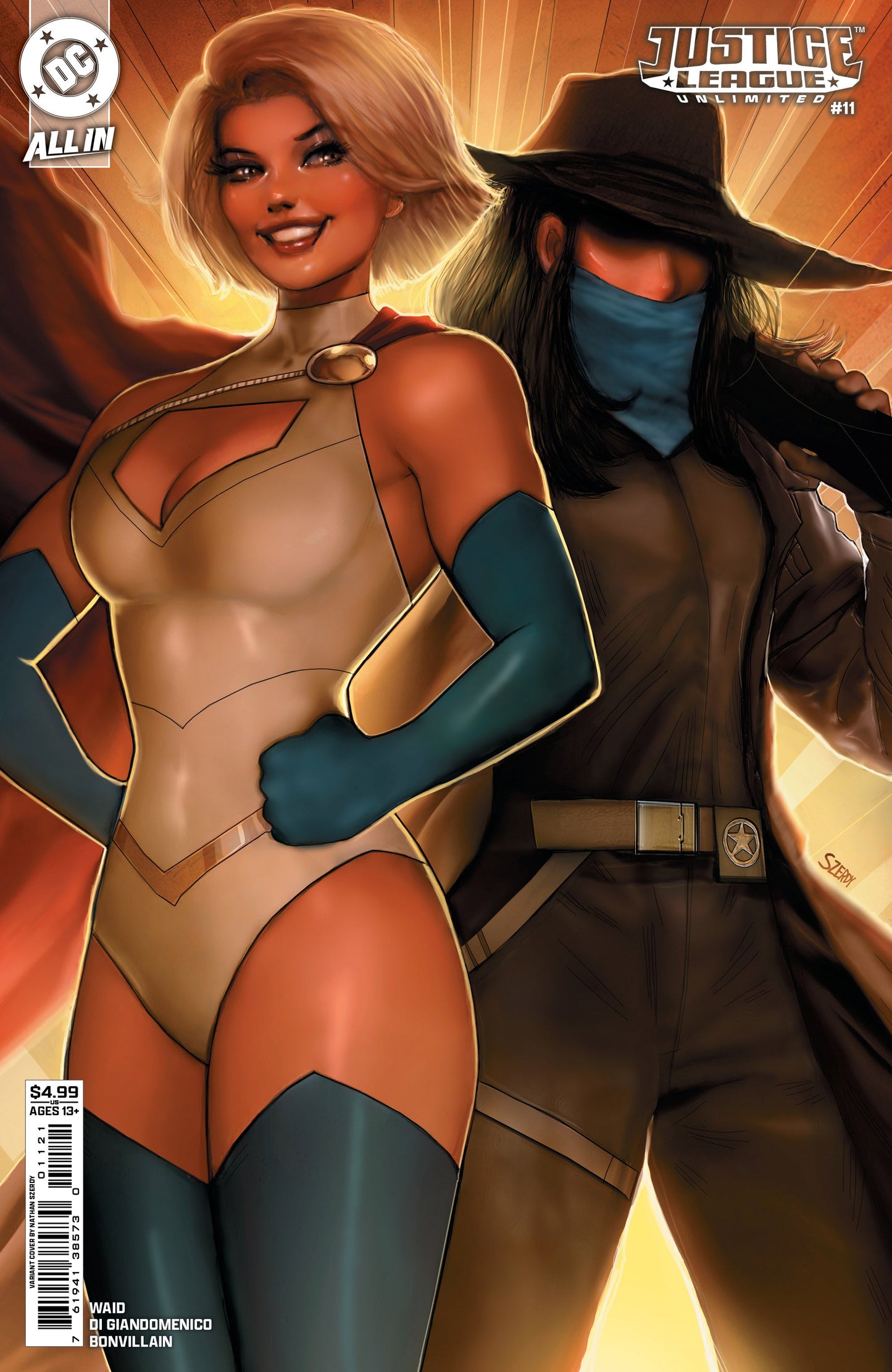 Justice League Unlimited #11 B Nathan Szerdy Variant (09/24/2025) Dc