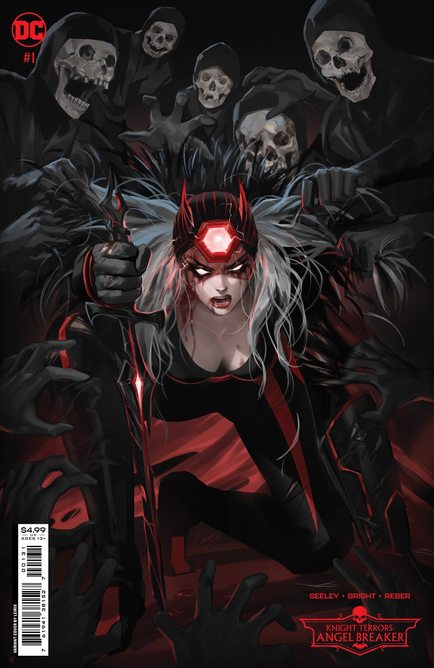 Knight Terrors Angel Breaker #1 (Of 2) C Lesley Leirix Li Card Stock Variant (07/25/2023) Dc
