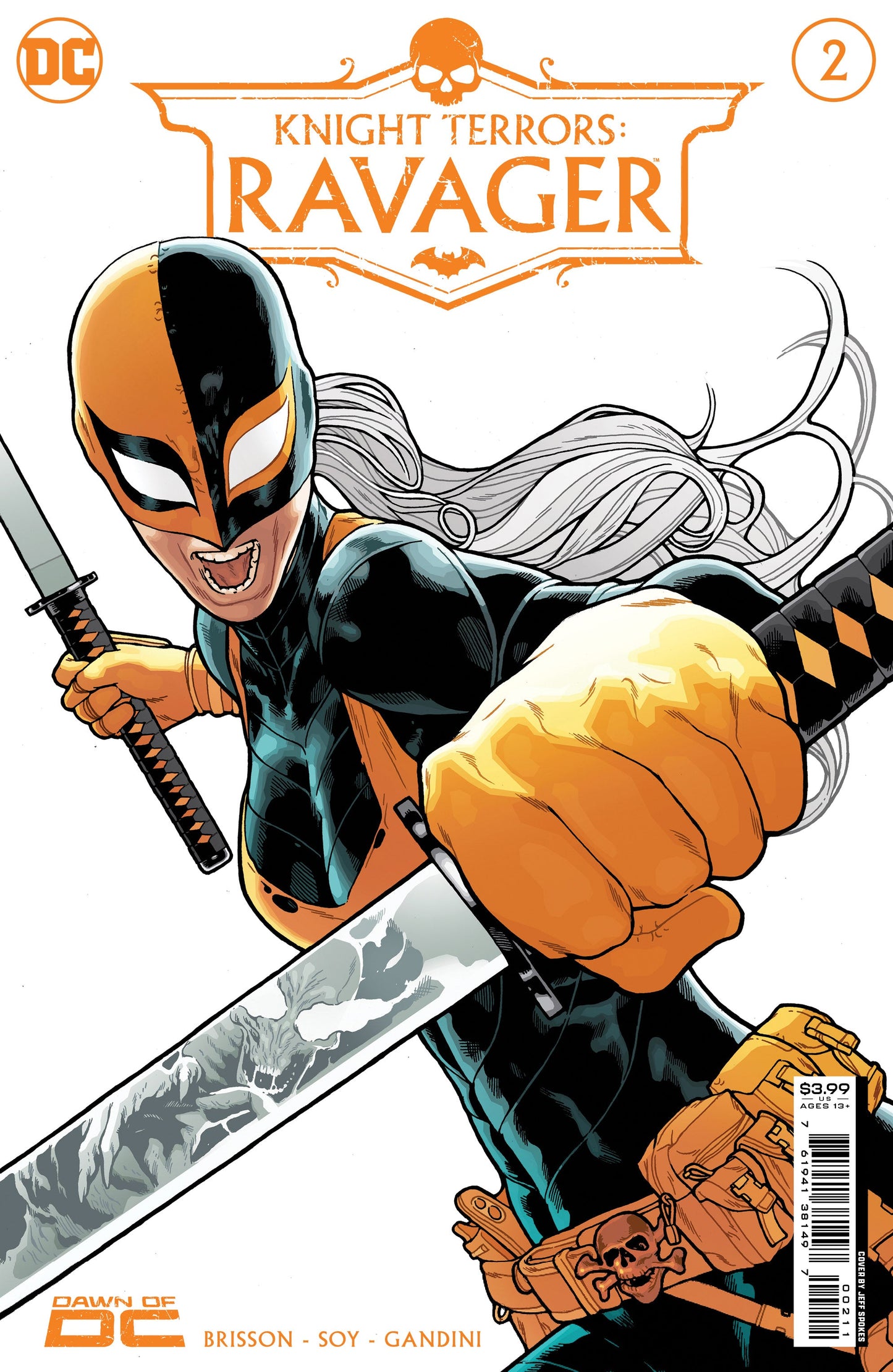 Knight Terrors Ravager #2 (Of 2) A Jeff Spokes Ed Brisson (08/01/2023) Dc
