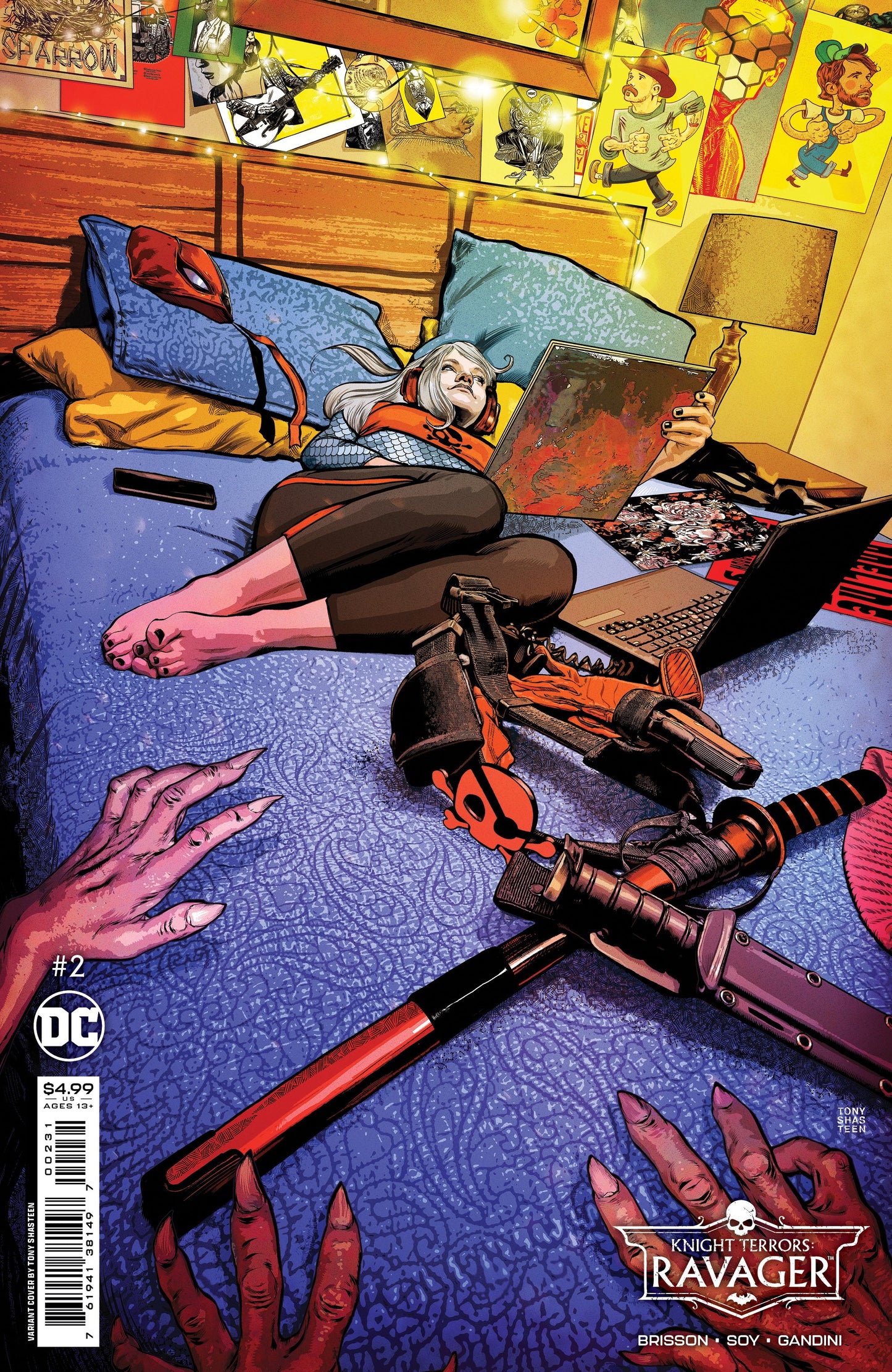 Knight Terrors Ravager #2 (Of 2) C Tony Shasteen Card Stock Variant (08/01/2023) Dc