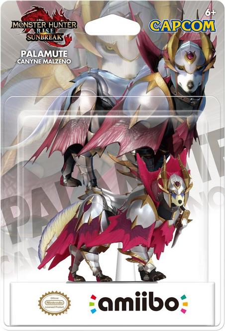 Monster Hunter Rise: Sunbreak Series: Palamute Canyne Malzeno Amiibo (Nintendo Switch)