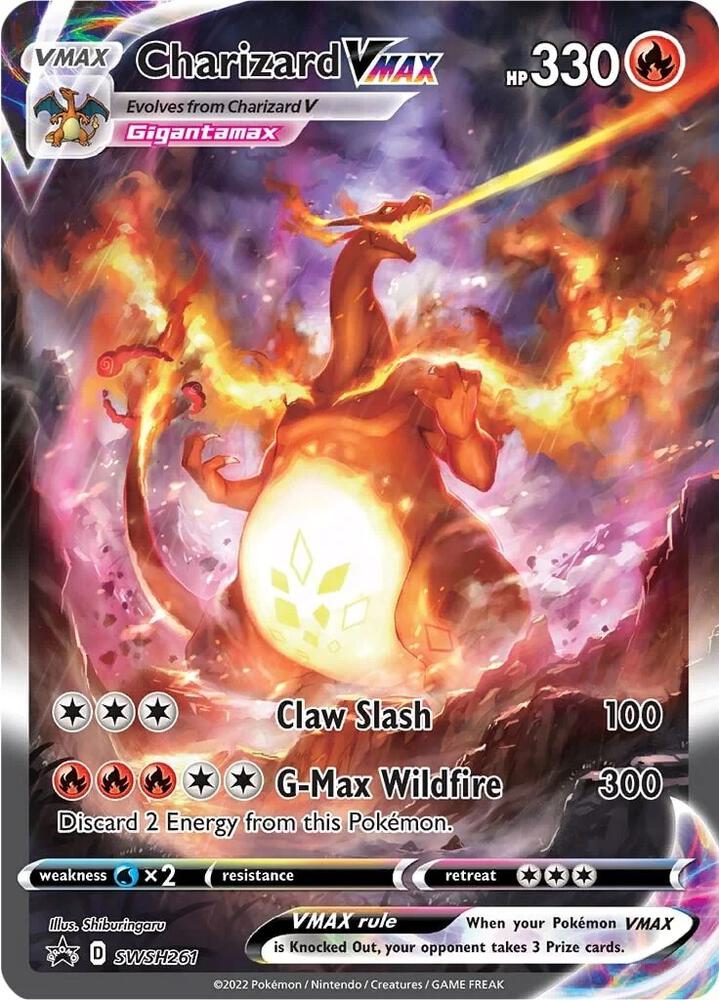 Pokmon: Charizard VMAX - SWSH261 - Sword & Shield Promo Cards - Holof J2Games Pokmon: Charizard VMAX - SWSH261 - Sword & Shield Promo Cards - Holof J2Games