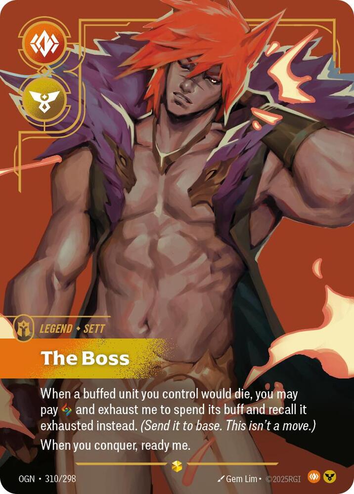 Riftbound: Sett - The Boss (Overnumbered) - Origins (TCG)