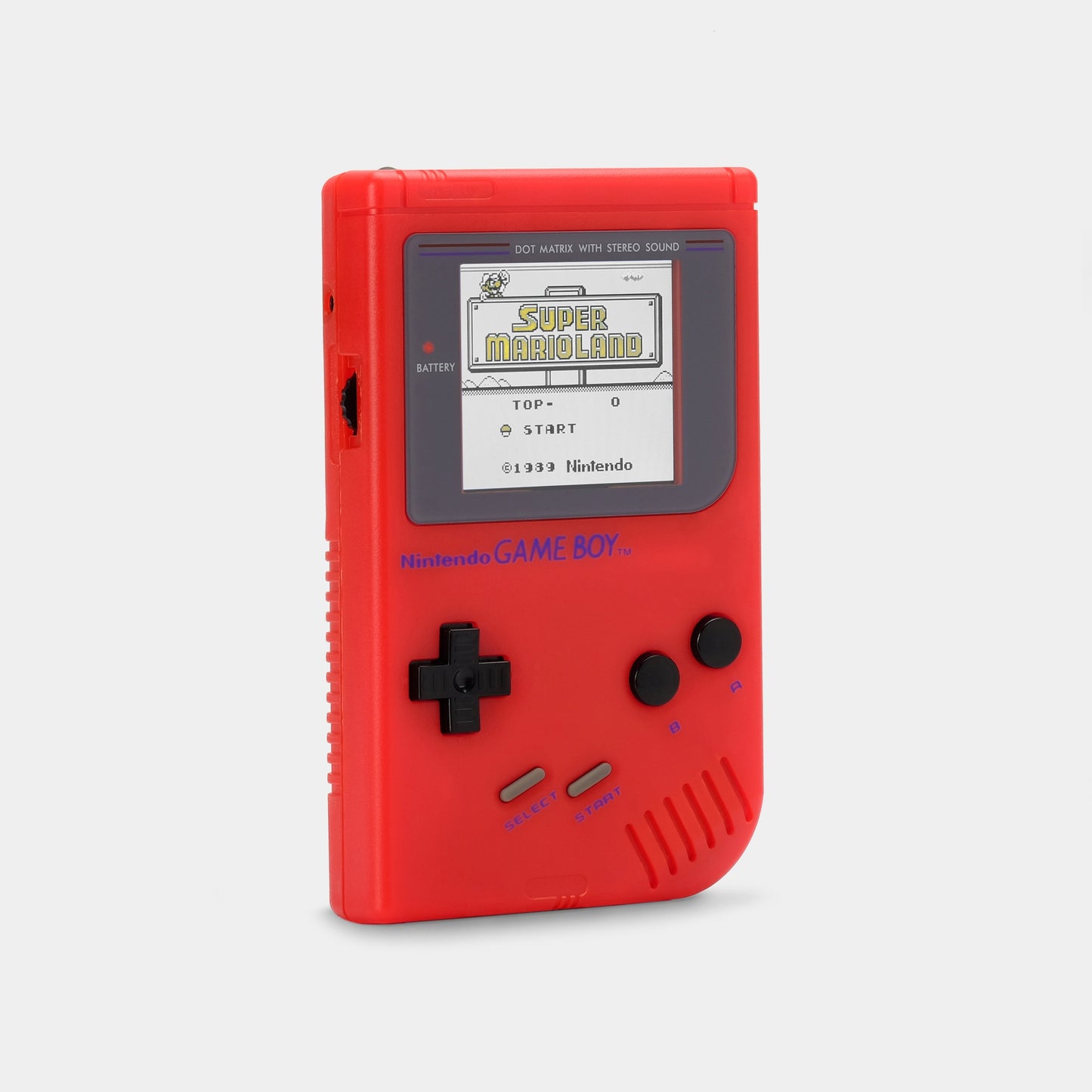 Custom Modded Red Gameboy (Gameboy)