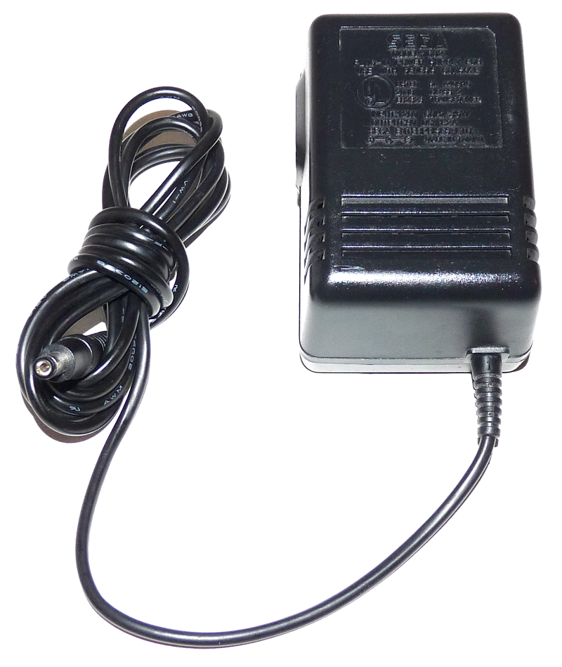 Sega Genesis OEM Model 1 AC Adapter (Sega Genesis/ Sega Master System/ Sega CD)