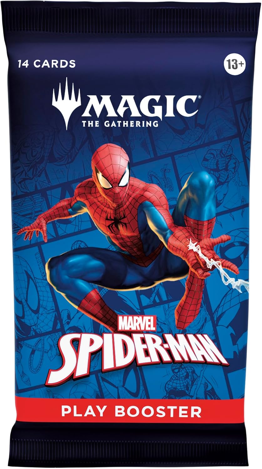 MTG: Universes Beyond- Marvel Spider-Man Play Booster Pack (TCG) J2Games MTG: Universes Beyond- Marvel Spider-Man Play Booster Pack (TCG) J2Games