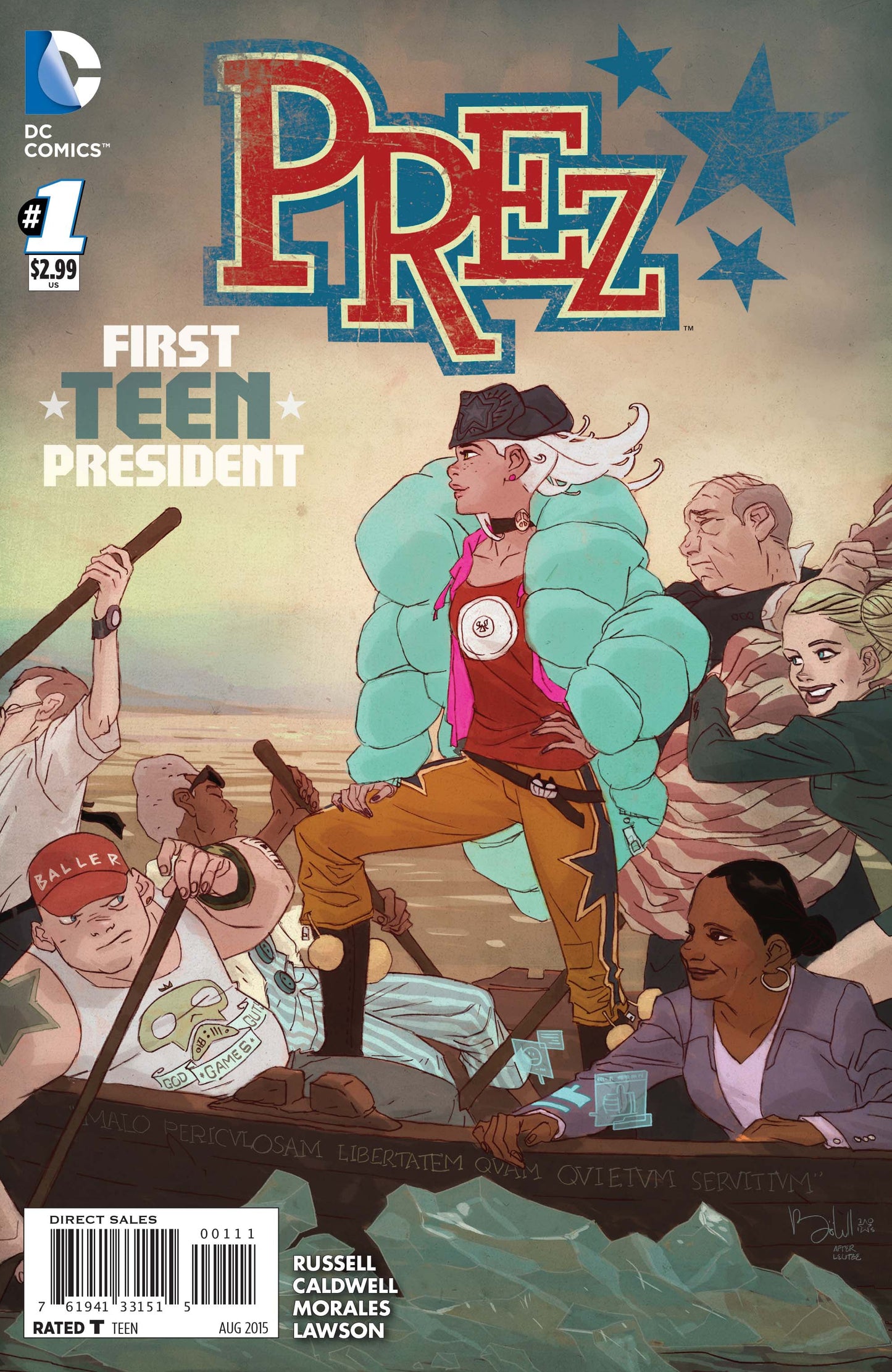 Prez #1 A (Of 6) DC 2015 Mark Russell Ben Caldwell
