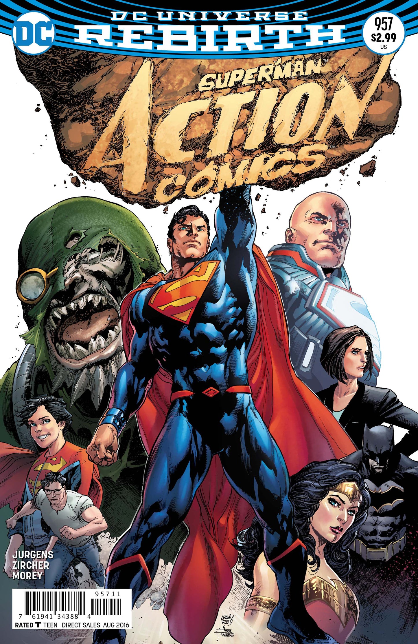 Superman ACTION COMICS #957 A DC 2016 Ivan Reis Dan Jurgens Rebirth