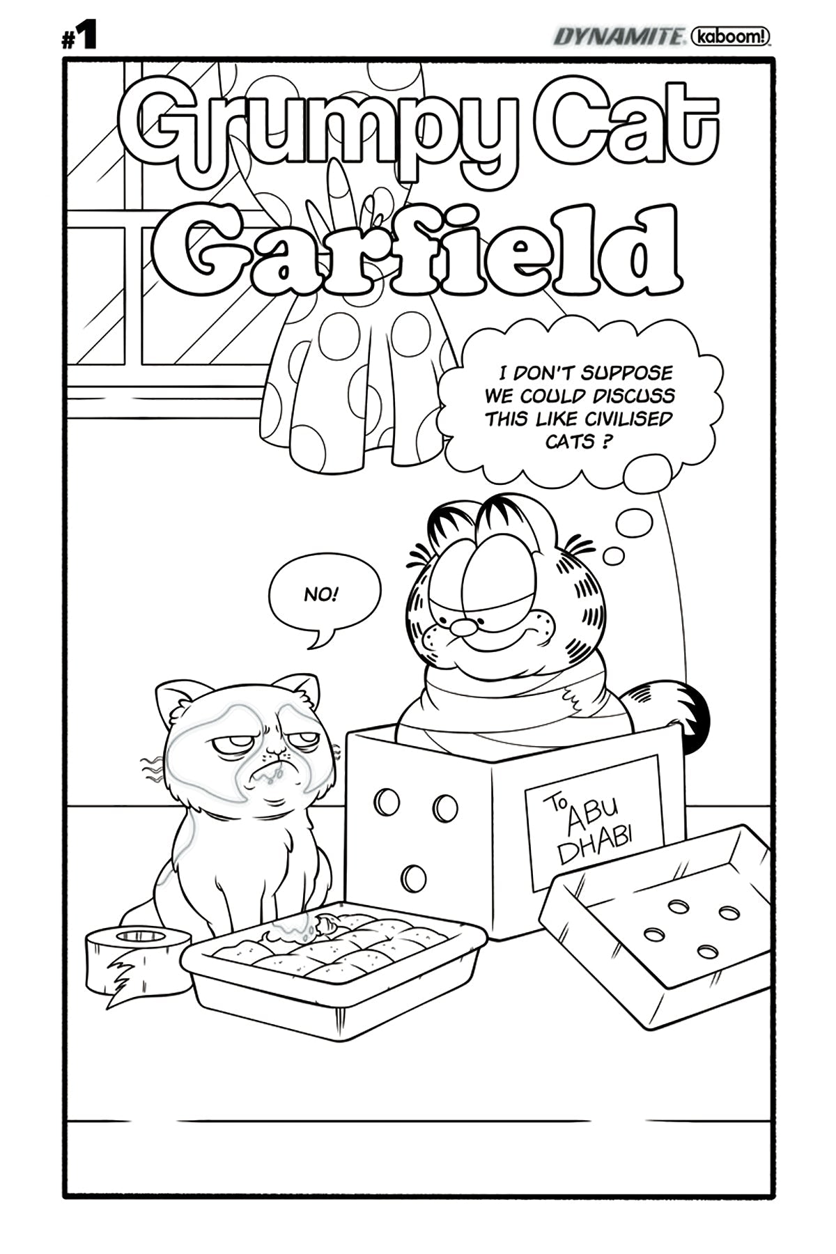 GRUMPY CAT GARFIELD #1 H (OF 3) Boom 2017 1:20 Phil Murphy Varaint