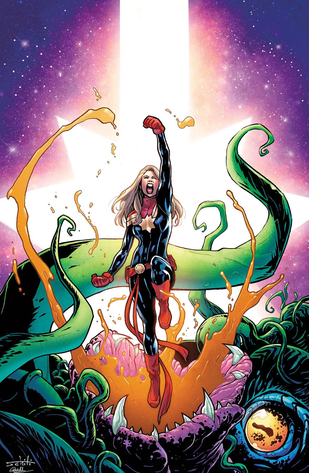 FANTASTIC FOUR #7 Marvel Captain Marvel Valerio Schiti Variant (02/27/2019)
