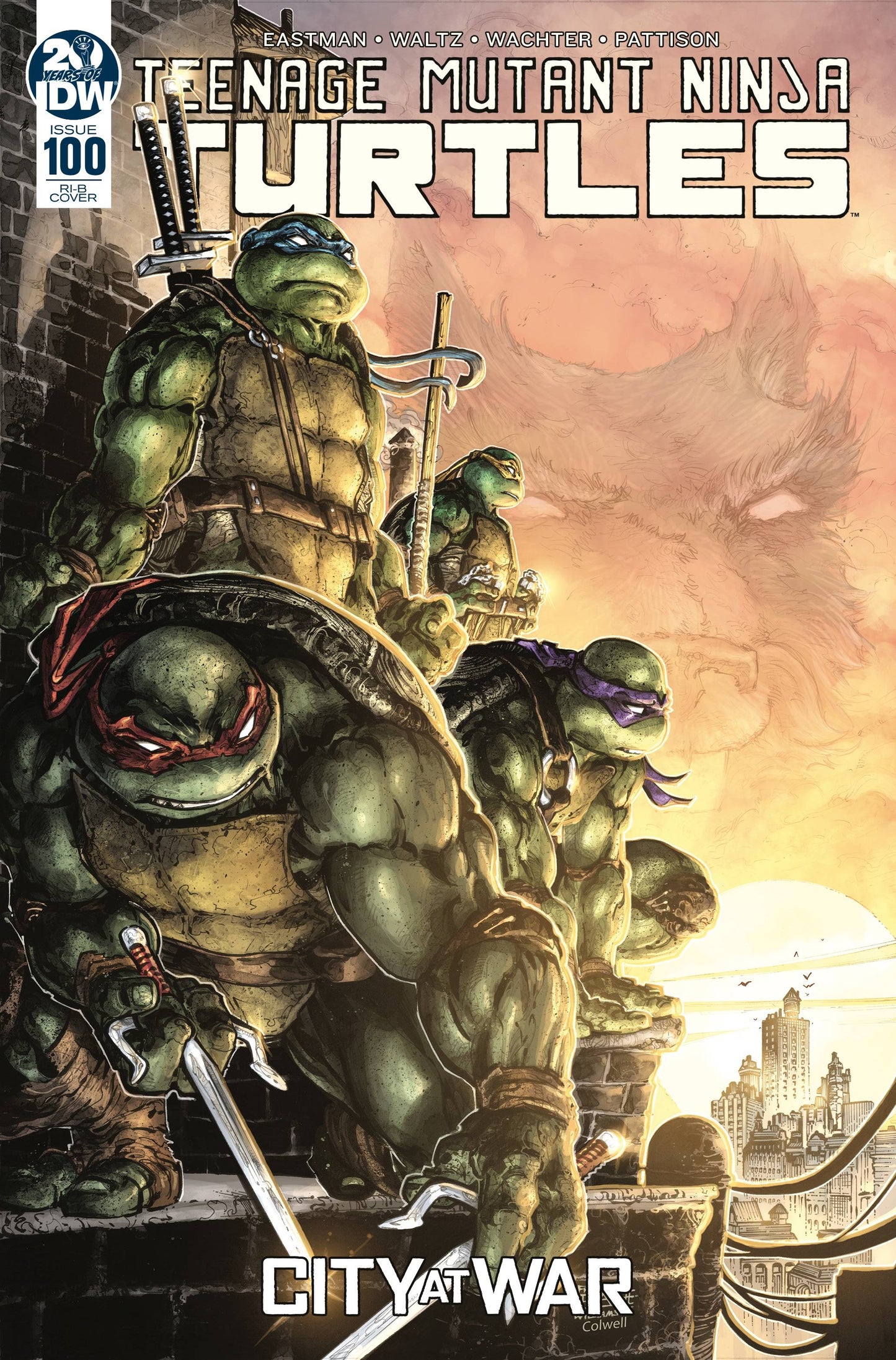 TMNT ONGOING #100 1:25 Freddi WILLIAMS II Variant Teenage Mutant Ninja Turtles (12/11/2019) IDW