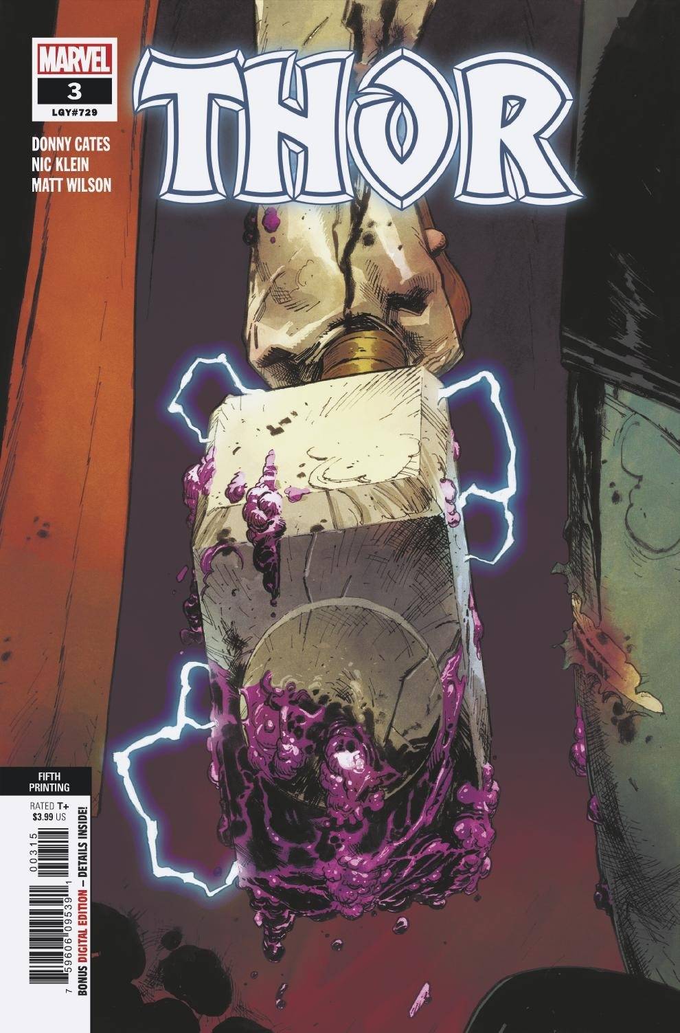 THOR #3 5th Print Variant (10/14/2020) MARVEL