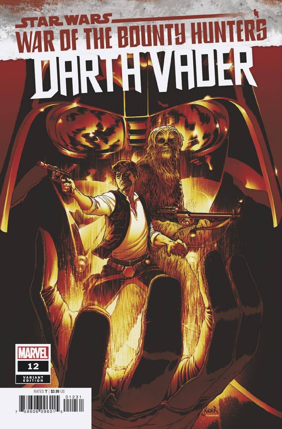 Star Wars Darth Vader #12 B Aaron Kuder Crimson Variant (05/26/2021) Marvel