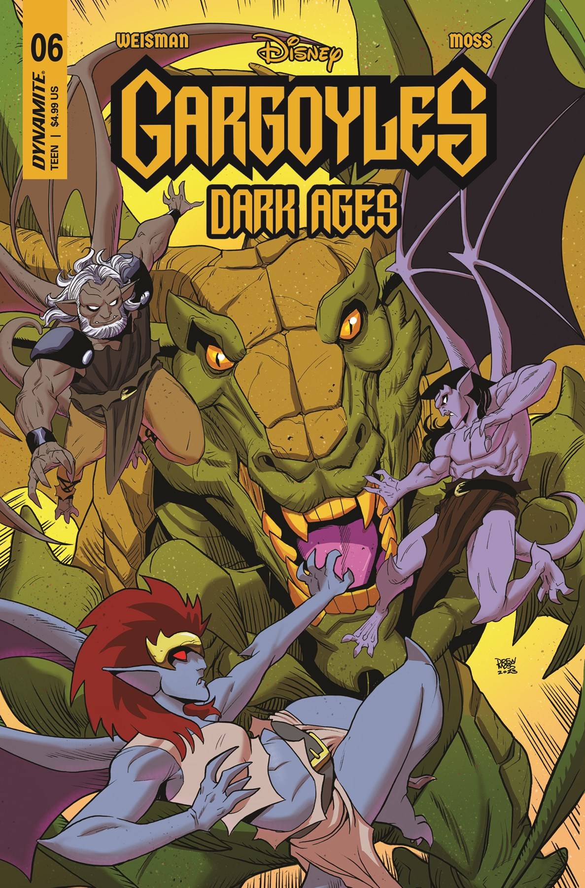 Gargoyles Dark Ages #6 G 1:7 Drew Moss Original Variant (03/06
