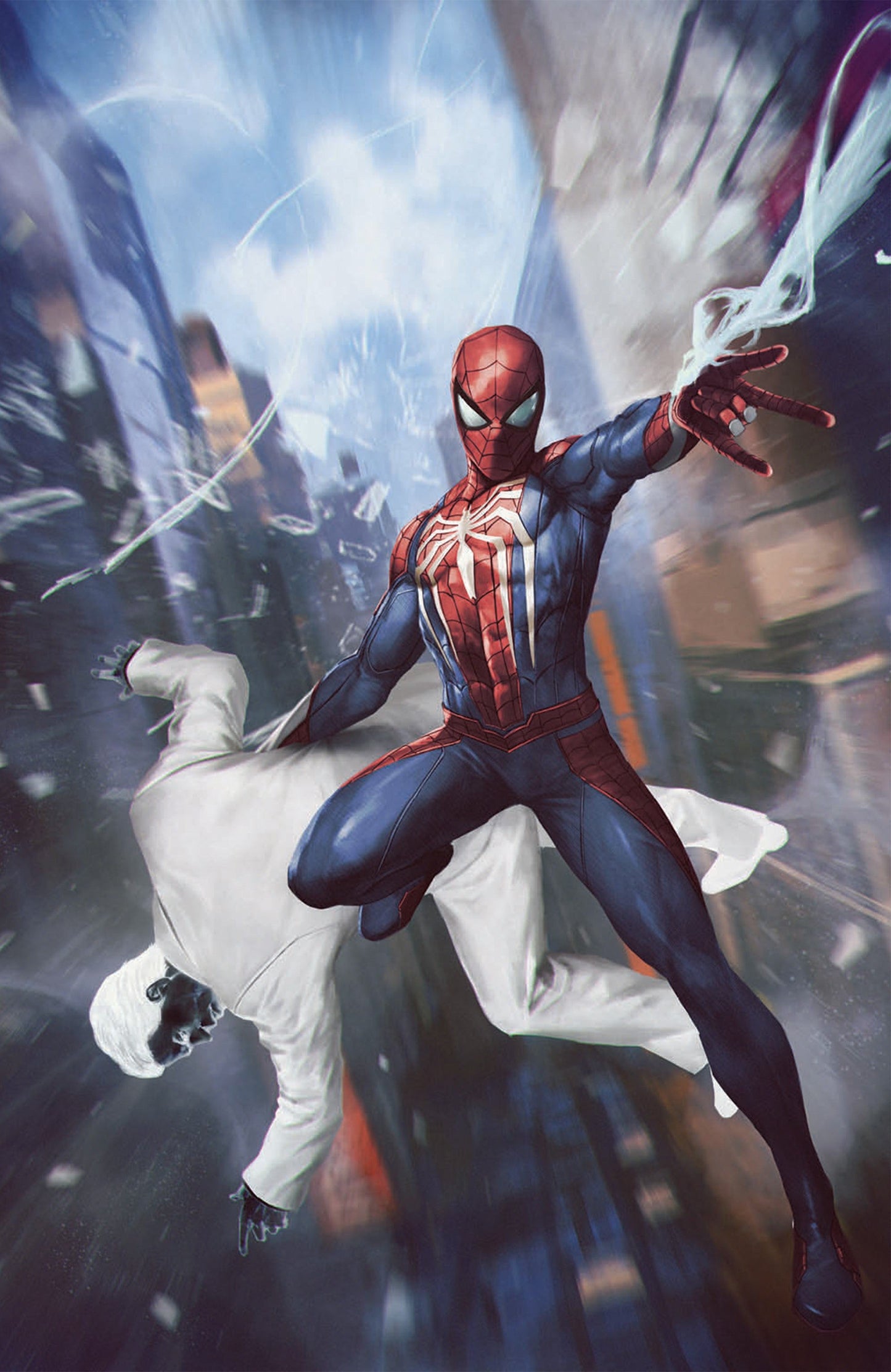 MARVELS SPIDER-MAN CITY AT WAR #1 (OF 6) Skan Srisuwan Virgin Variant Amazing Fantasy 15 Homage PS4 (03/20/2019) MARVEL