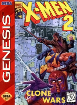 X-Men 2: The Clone Wars (Holographic Slipcover) (Sega Genesis)