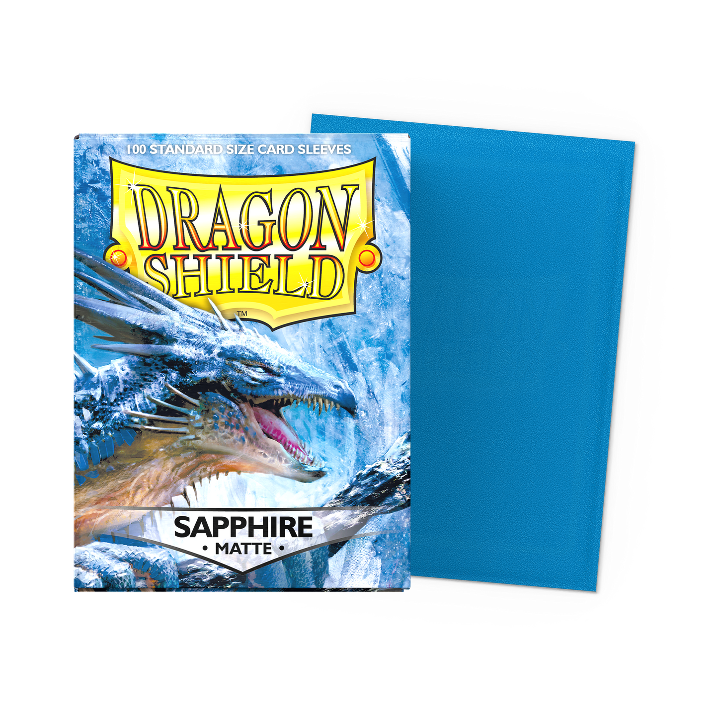 Dragon Shield Sleeves: Standard - Matte Sapphire (TCG)