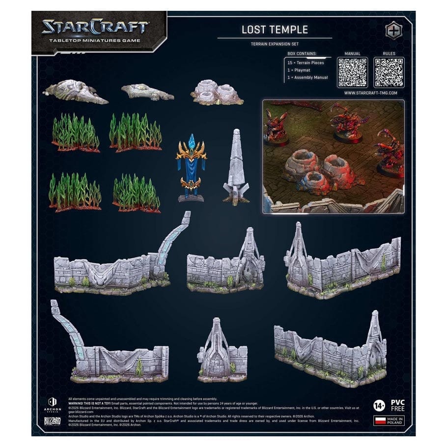 StarCraft TMG: Terrain- Lost Temple, Terrain Expansion Set (Starcraft)