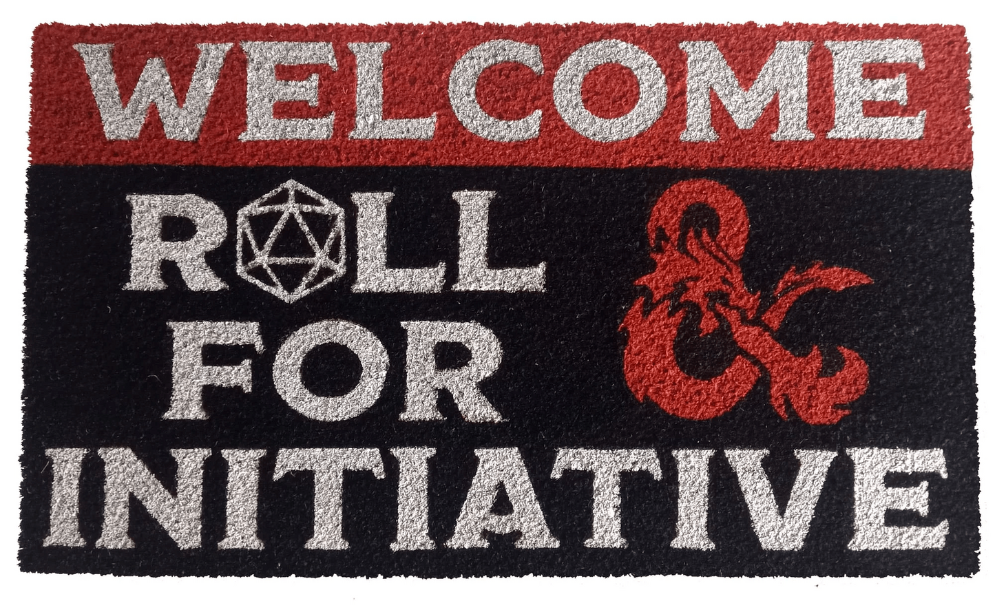 D&D - Welcome Roll for Initiative (17"x29" Doormat) (Toys)