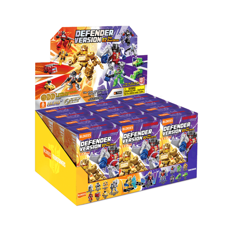 Blokees Figures Transformers Defender Version 02 The Overthrow (Toys)